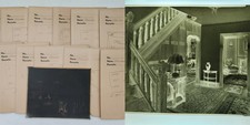 1930s vintage MOSHER rochester ny FAMILY HOME 13pc PHOTO NEGATIVE lot picture