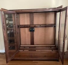 Walnut Custom-Made Large Guitar Cabinet with Built-in Humidor  picture