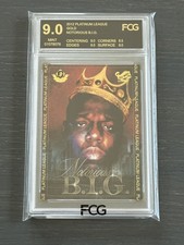2012 Notorious BIG Platinum League Self Made GOLD HipHop Rap Trading Card Rookie picture