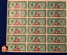 Disney Dollar 1997 LE 167 of 755 WDW 25th Anniv