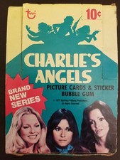 Charlie's Angels trading card / sticker box 36 unopened packs 1977 Topps picture