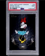 2025 Topps Disney Genesis Silver Circles Minnie Mouse 1/1 Superfractor Black picture