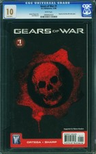 Gears of War #1 CGC 10.0🔥1st App in Comics🔥9.8 9.9 DC/Wildstorm 2008 R8 920 cm picture