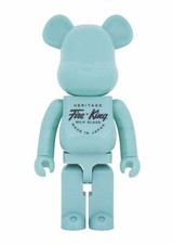 Medicom Bearbrick 2016 Fire King Jade-ite Teal 1000% Japan Ltd 500 Be@rbrick NEW picture