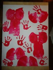 RED # 2 HUGE 30'' X 40'' PAINTING ON CANVAS BY COMIC ARTIST JAMES CHEN picture
