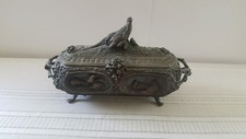 AUGUSTE CAIN - 19TH C FAMOUS FRENCH SCULPTOR - BEAUTIFUL ANTIQUE DECORATIVE BOX  picture
