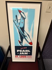 1998 Pearl Jam St Louis MO Ames Bros Concert Poster Screen Print Riverport  picture