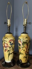 Moorcroft Pottery “Fuchsia” Lamps Attributed to Walter Moorcroft - a Pair picture