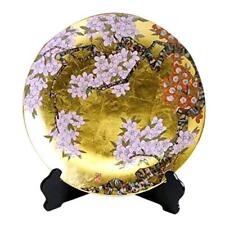 Japanese traditional crafts Arita ware picture plate 18 in 桜 with stand JP a986 picture