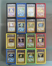 BGS 9 Full Set 16 Holo Pokemon 1999 First 1 Edition Italian Mint (Charizard) picture