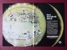 11/1966 PUB GRUMMAN AIRCRAFT LM LUNAR MODULE ASSEMBLY LINE NASA ORIGINAL AD picture