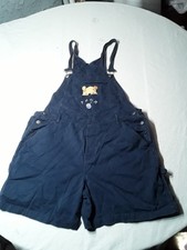 Vintage Disney Winnie The Pooh Cotton Embroidered Overall Shorts Women’s 16W picture