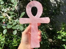 Natural Elixir Rose quartz Anka crystal healing Madagascar picture