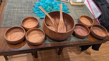 9-piece pure KOA salad set. Magnificent by Dan Deluz picture
