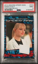 2012 Amazing Spider-Man Gwen Stacy Costume Relics PSA 9 Pop 3 Emma Stone picture