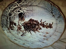 PLATTER PORCELAIN MEISSEN  MASSIVE SIZE 24