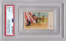 PSA 8 DONALD DUCK Training SEAL 1936 Topolino Disney Card #32 HIGHEST EVER 1/1 picture