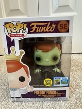 Freddy Funko POP As Frankenstein LE 24 PIECES GLOW SDCC Freaky Tiki Fundays Rare picture