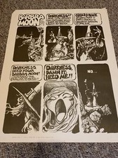 1969 Rare Vintage Vaughn Bode Deadbone #4 Poster Barbra Moon picture
