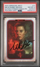 2022 ZEROCOOL NSCC ELEVEN PROMO AUTOGRAPH 1/1 PSA AUTHENTIC MILLIE BOBBY BROWN picture