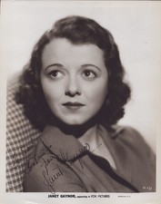 JANET GAYNOR - AUTOGRAPHED INSCRIBED PHOTOGRAPH CIRCA 1935 picture