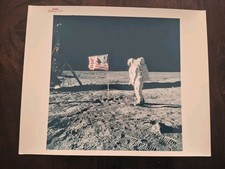 1969 Apollo 11 Nasa Red Letter Photo Original picture