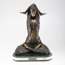 Demétre Chiparus ANTIQUE Art Deco Statue beautiful vintage bronze REDUCED SUPERB picture