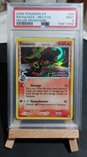 PSA 9 MINT Reverse Holo Rayquaza Pokemon Delta Species EX Holon Phantoms 26/110 picture