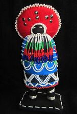 Hand Beaded African Zulu Amachunu Matron (Makoti) Doll #2 11