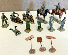Original WW2 German Blitzkrieg Hammer Lead/Pewter Toy Soldiers Set RARE picture