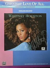Whitney Houston Signed Autograph 8x10 COA.   picture