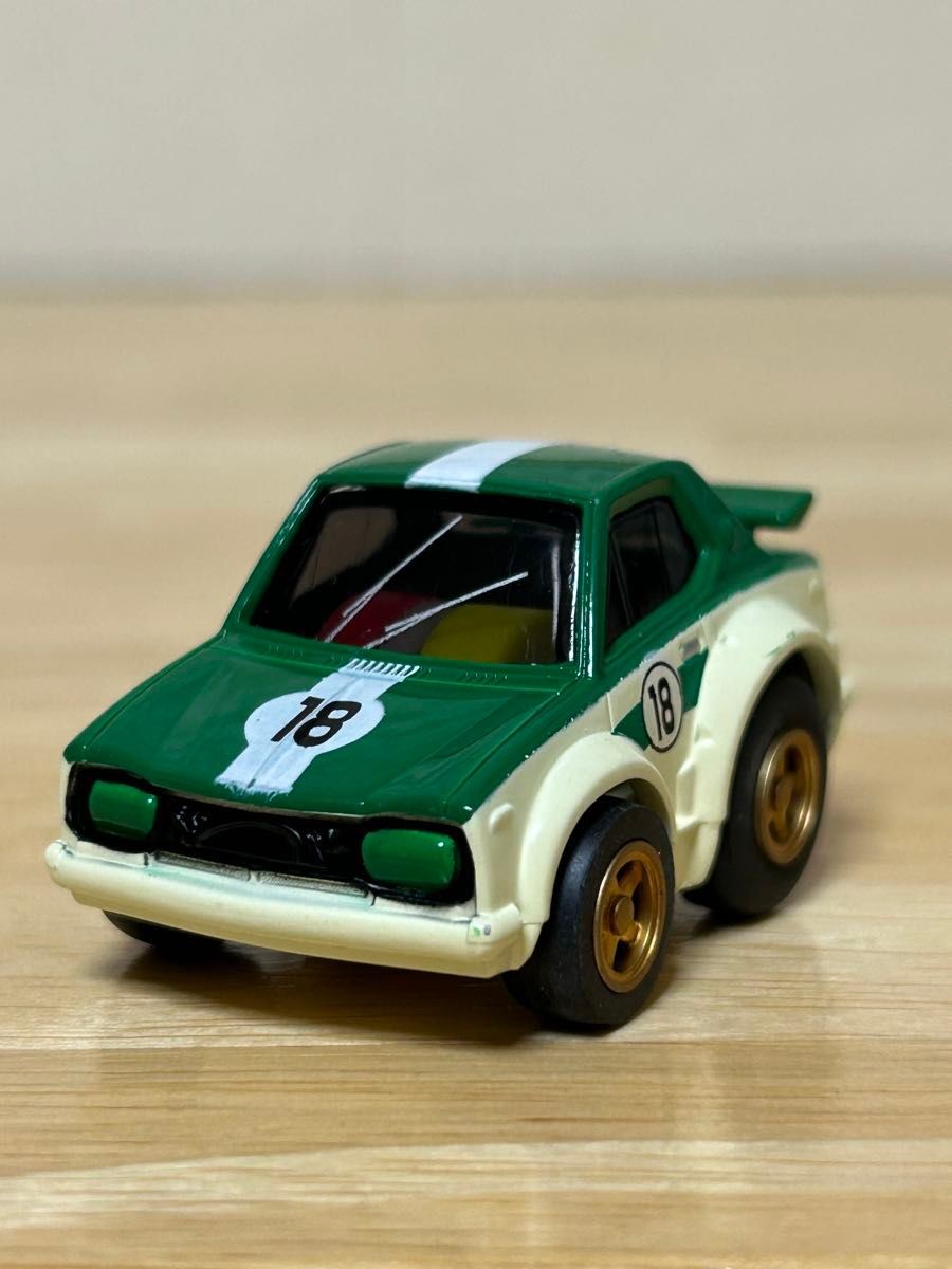 TAKARA TOMY Choro-Q Skyline GT-R50 Wins Ltd Set '72 Fuji 300 Kilo Speed Vintage