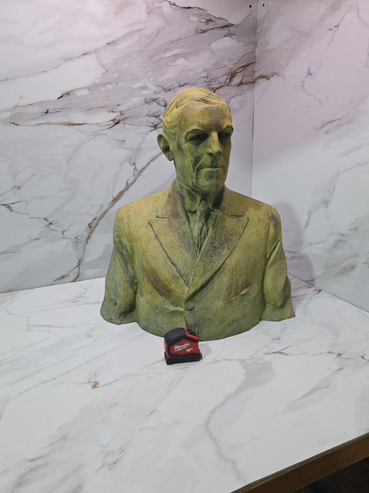 Large Bronze Bust of President Woodrow Wilson by Frank Vittor RARE ANTIQUE 1930 Large Bronze Bust of President Woodrow Wilson by Frank Vittor RARE ANTIQUE 1930