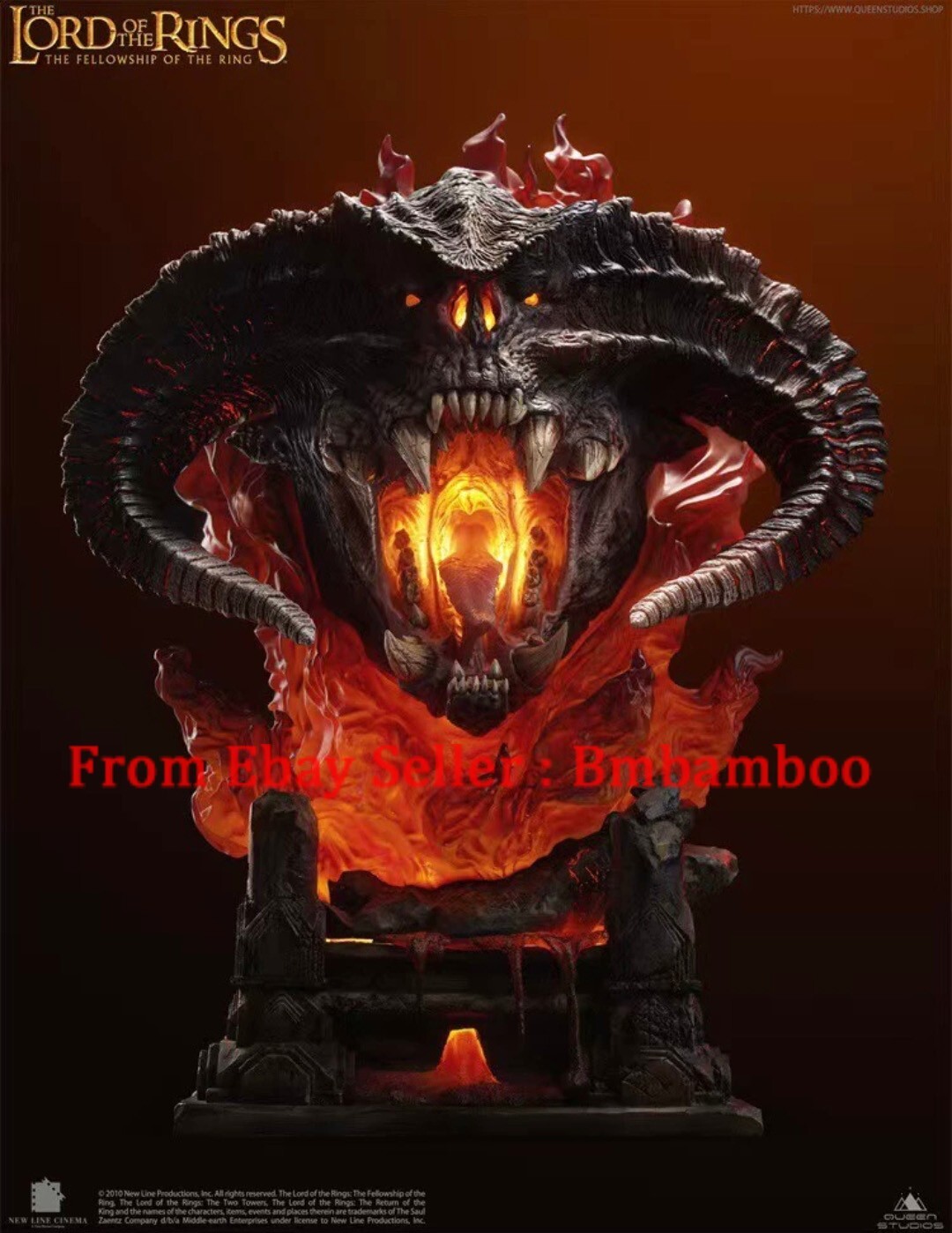Queen Studios The Lord Of The Rings Balrog Advanced Version Statue Rare（164cm）