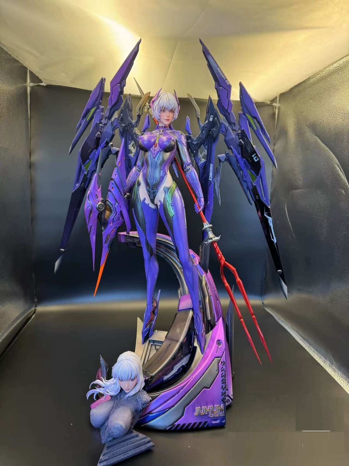 JuHun Create Studio Mech Girl Aria Resin Statue 1/4 H66CM Purple Ver. In Stock