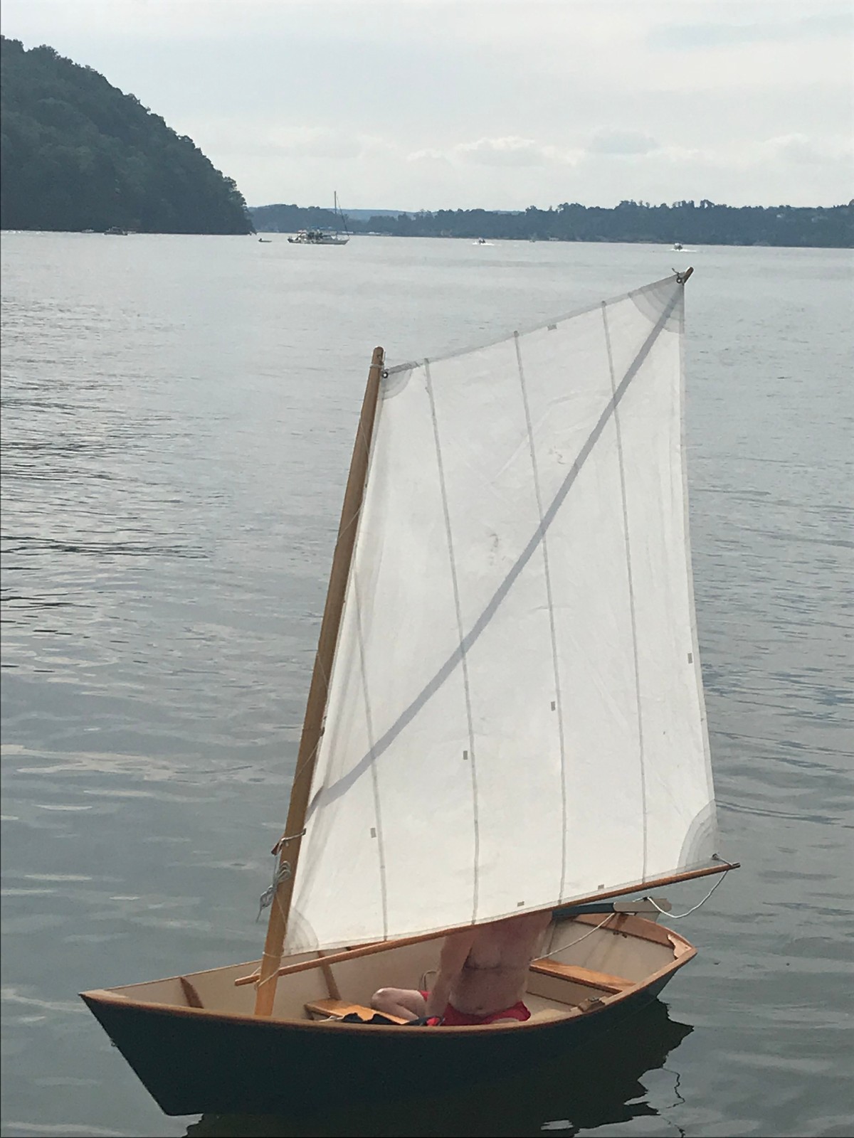 Clint Chase Custom Wooden Sailing Dory Clint Chase Custom Wooden Sailing Dory