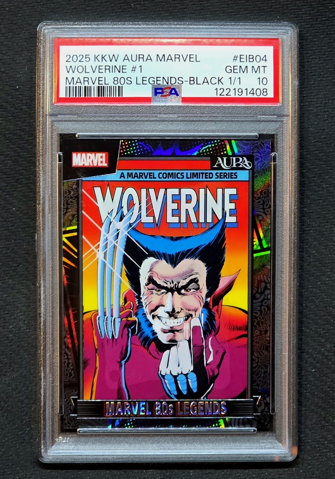 WOLVERINE 💎 1/1 | 80s Legnds WOLV #1 2025 AURA KKW BLACK 1 of 1 - PSA 10 💎 MNT WOLVERINE 💎 1/1 | 80s Legnds WOLV #1 2025 AURA KKW BLACK 1 of 1 - PSA 10 💎 MNT