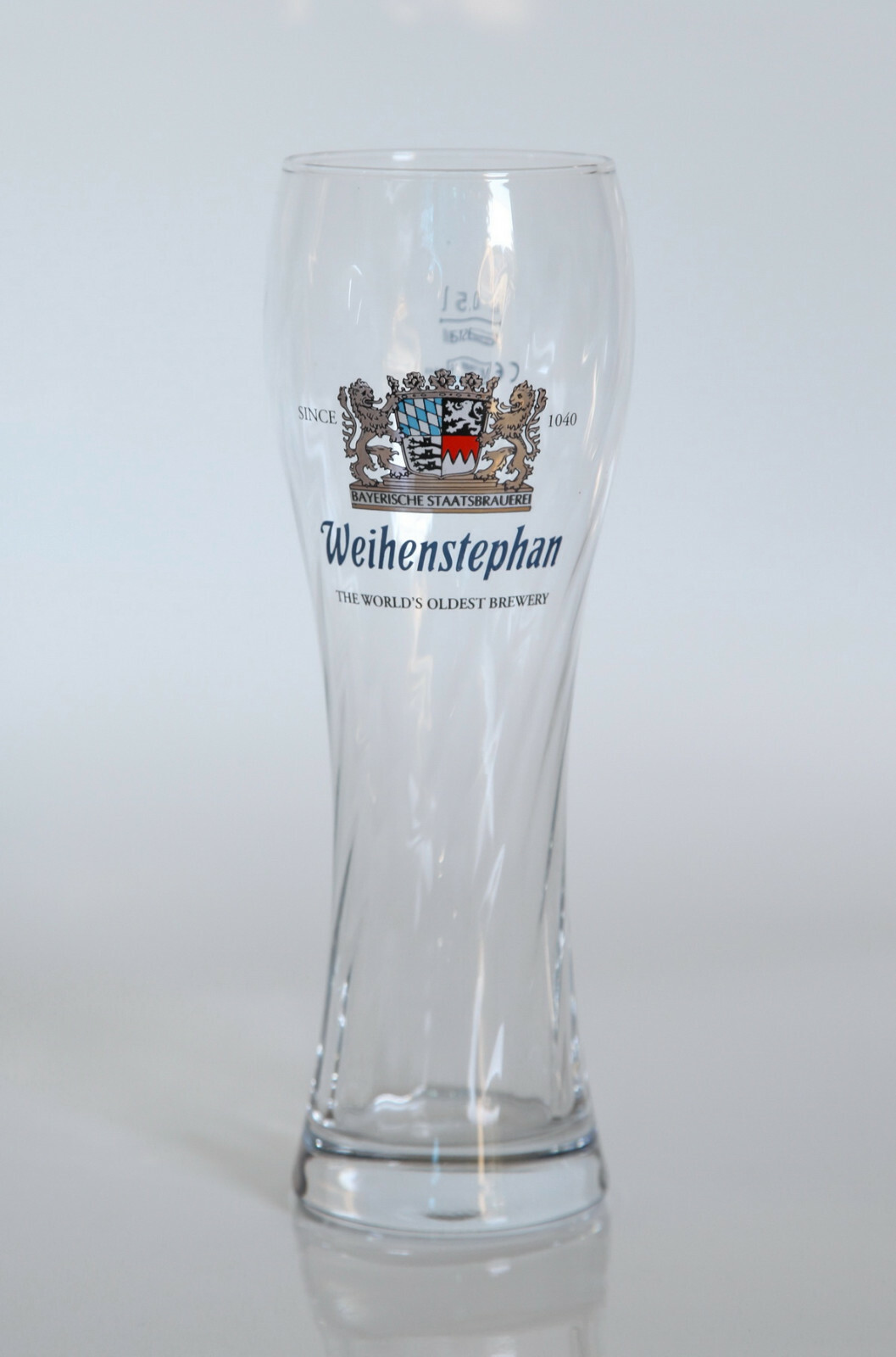 WEIHENSTEPHAN Wheat Beer 0.5L / 16.9oz Clear Glass NEW UNUSED WEIHENSTEPHAN Wheat Beer 0.5L / 16.9oz Clear Glass NEW UNUSED
