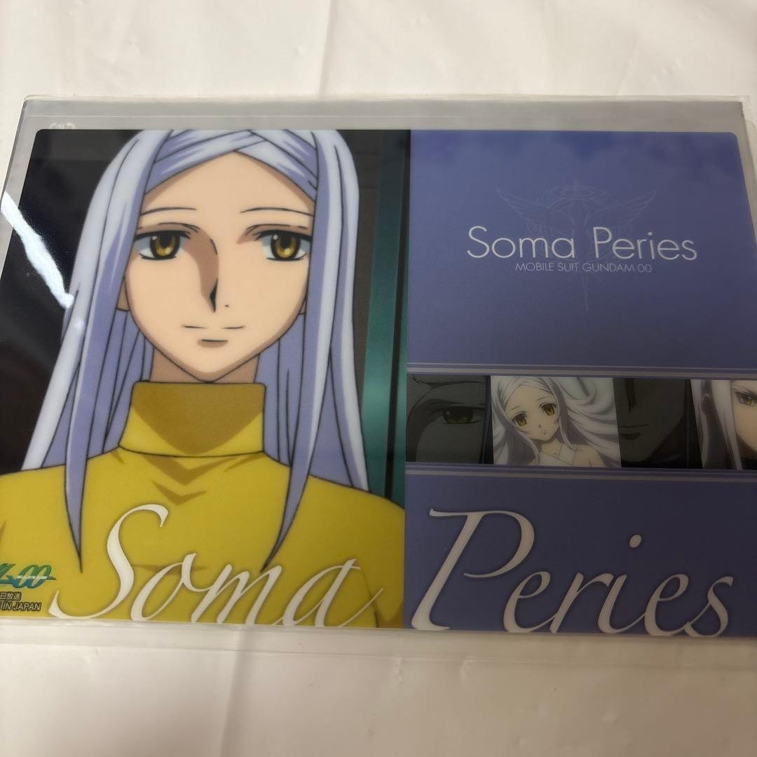 14+ Gundam 00 Soma Peries A5 Clear Plate Visual Artworks Slight Wear 14+ Gundam 00 Soma Peries A5 Clear Plate Visual Artworks Slight Wear