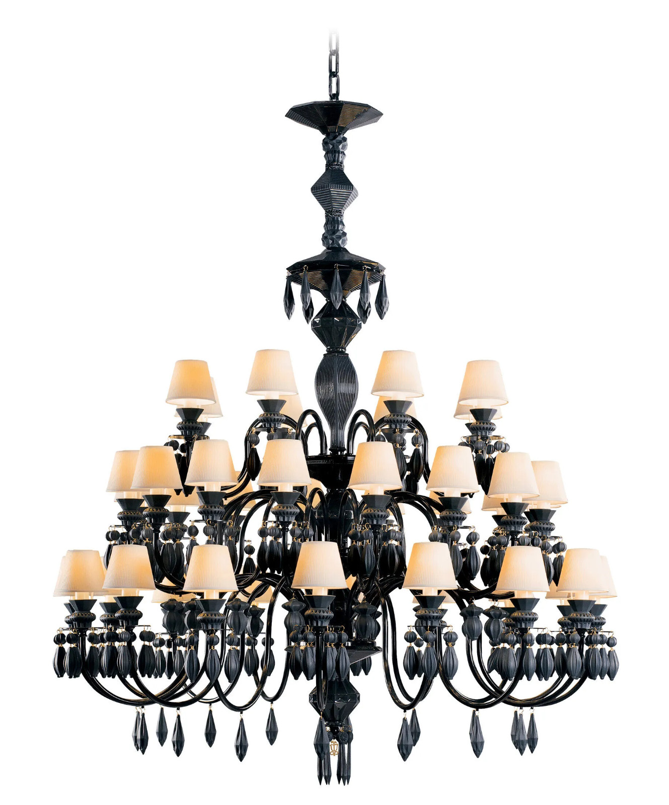 Lladro Chandelier | Belle de Nuit | 40 Lights 
