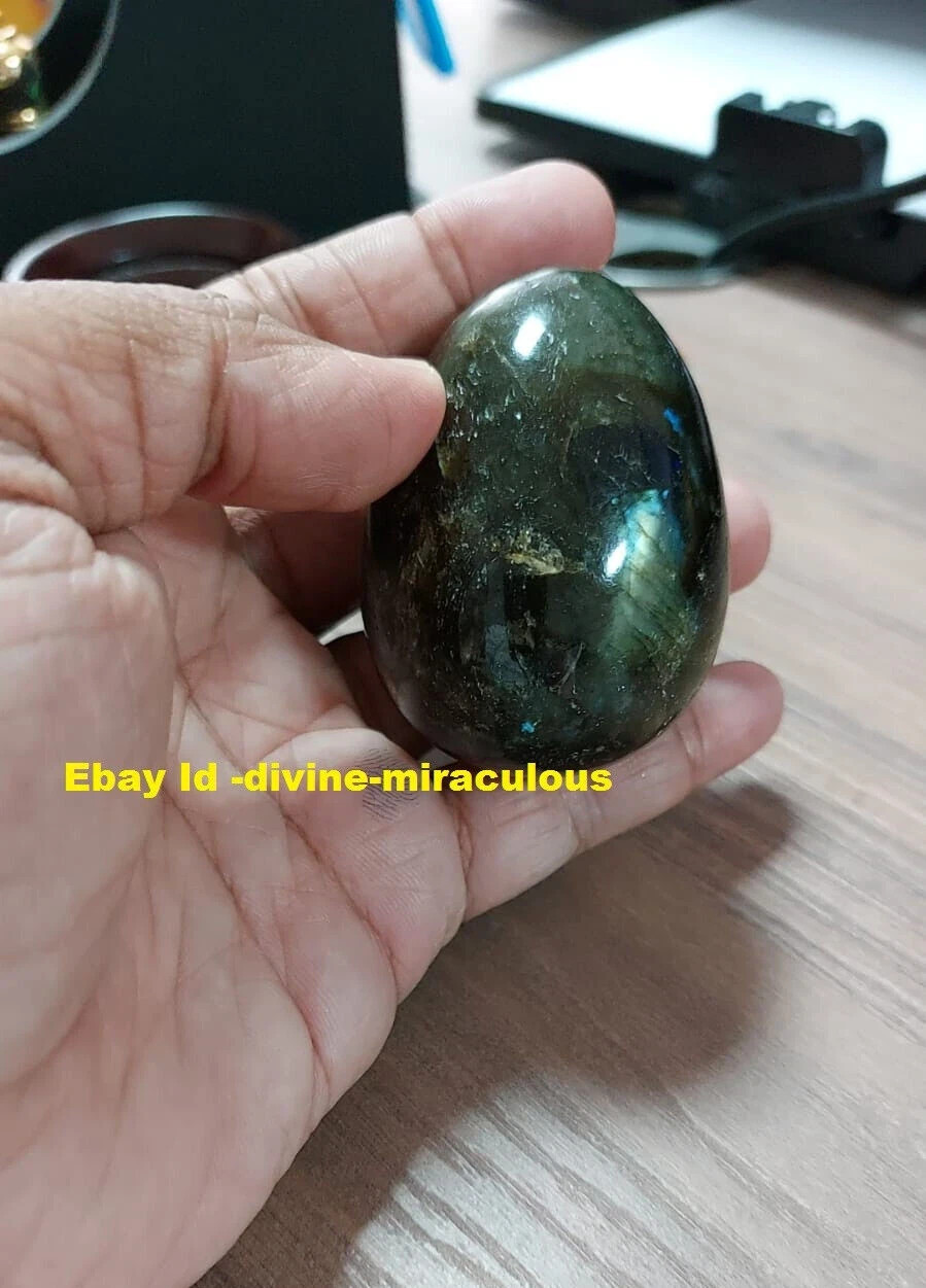 Labradorite With Rainbow Flash Promotes psychic abilities GOOD LUCK PROTECTION++