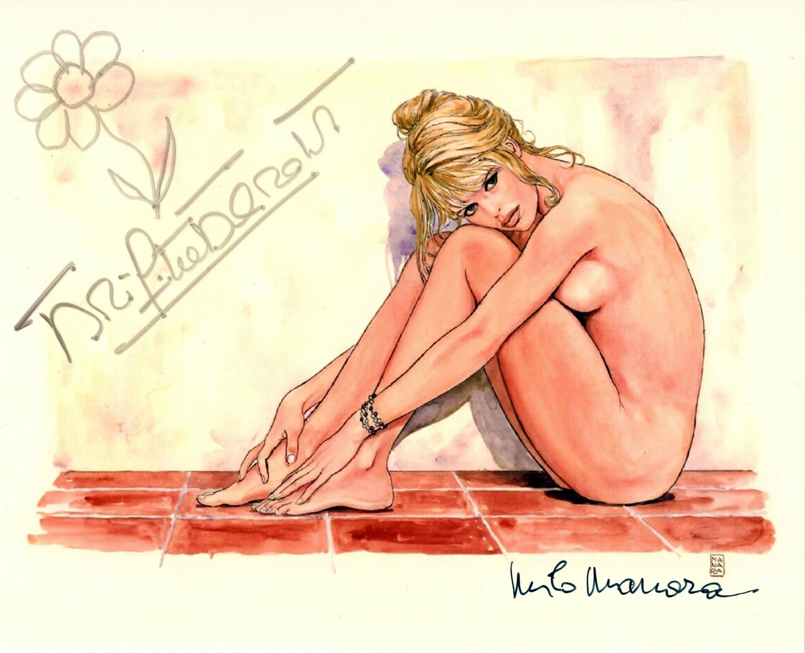 BRIGITTE BARDOT MILO MANARA Autographed Photo Signed Autograph Sensual BRIGITTE BARDOT MILO MANARA Autographed Photo Signed Autograph Sensual