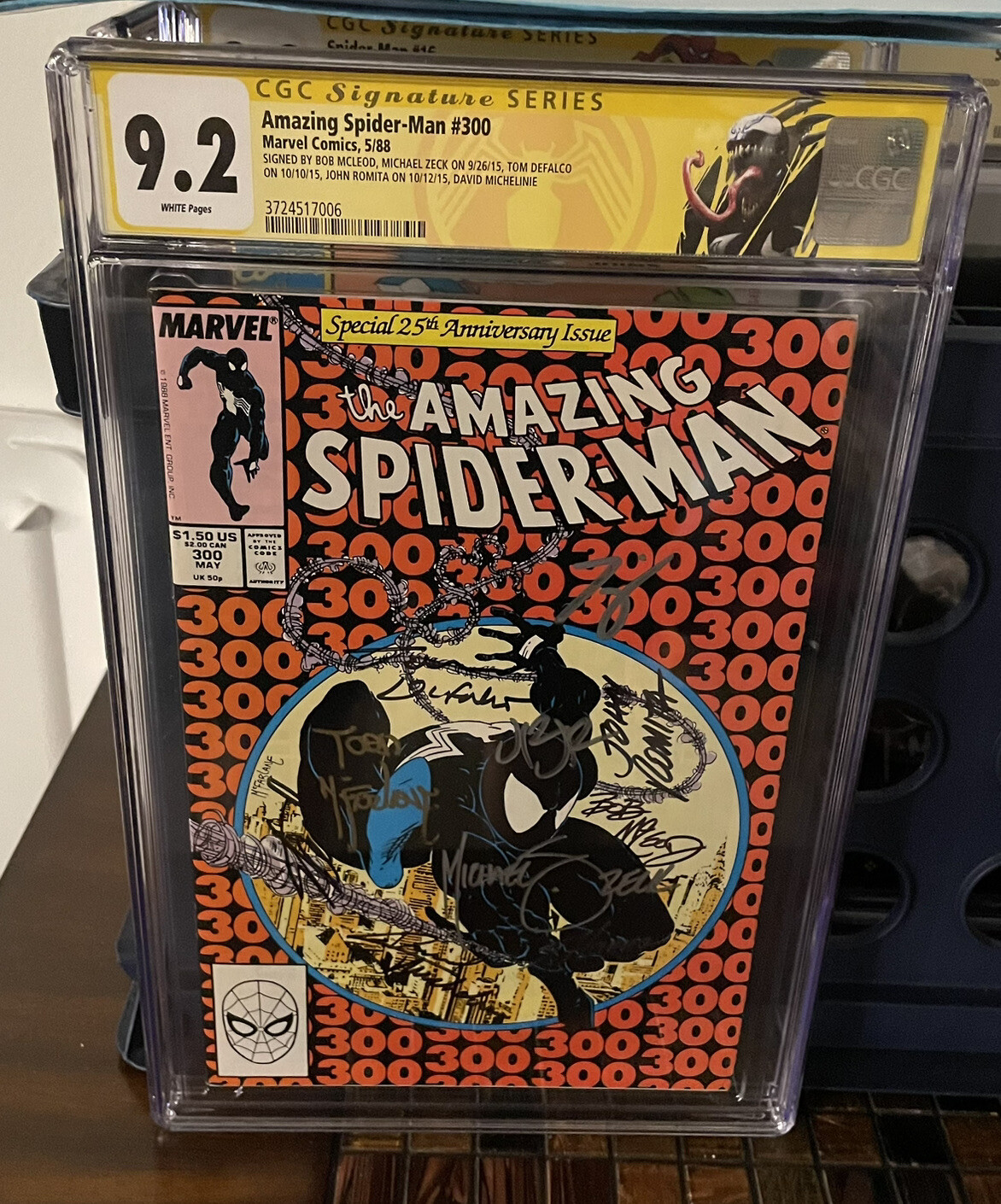 AMAZING SPIDER-MAN#300 CGC9.2 10 Sig’s John Romita Sr KEYHoly Grail RARE.🔥🔥🔥 AMAZING SPIDER-MAN#300 CGC9.2 10 Sig’s John Romita Sr KEYHoly Grail RARE.🔥🔥🔥