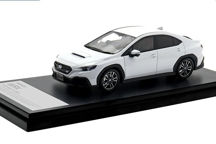 Hi-Story 1/43 Subaru WRX S4 STI Sport R 2021 Model Car Ceramic White