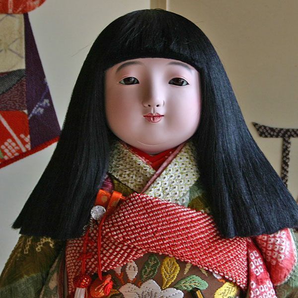 Kyoto Ichimatsu doll Girl Japanese Kimono Doll 54cm Large size JAPAN Antique Kyoto Ichimatsu doll Girl Japanese Kimono Doll 54cm Large size JAPAN Antique