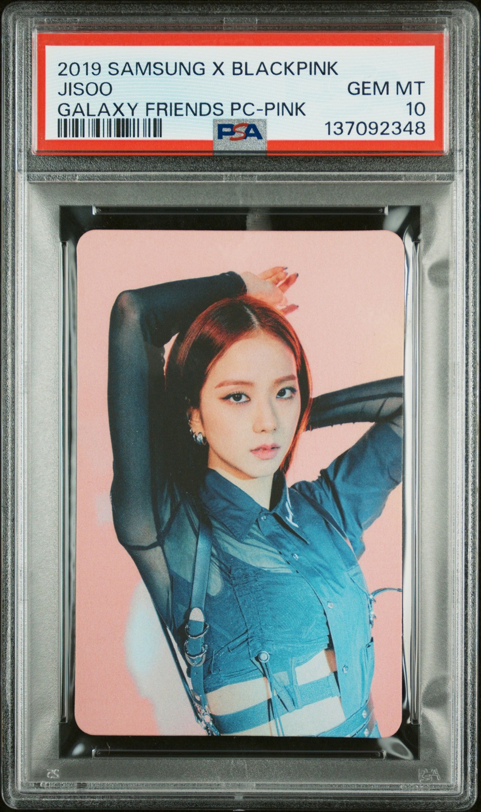 2019 SAMSUNG GALAXY FRIENDS X BLACKPINK PINK JISOO PSA 10 2019 SAMSUNG GALAXY FRIENDS X BLACKPINK PINK JISOO PSA 10