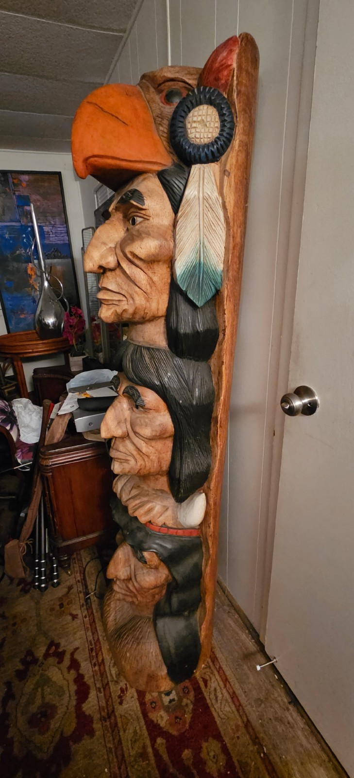 Northern Pacific Totem Exquisite One of a Kind Tribal Totem American Northwest Northern Pacific Totem Exquisite One of a Kind Tribal Totem American Northwest