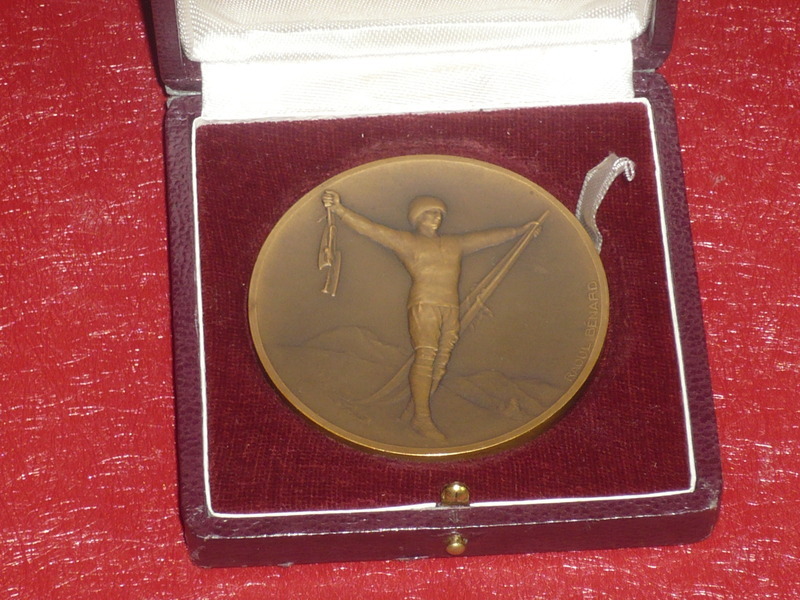 [Coll.J. DOMARD SPORT] MEDAL OLYMPICS GAMES 1st WINTER GAMES CHAMONIX 1924