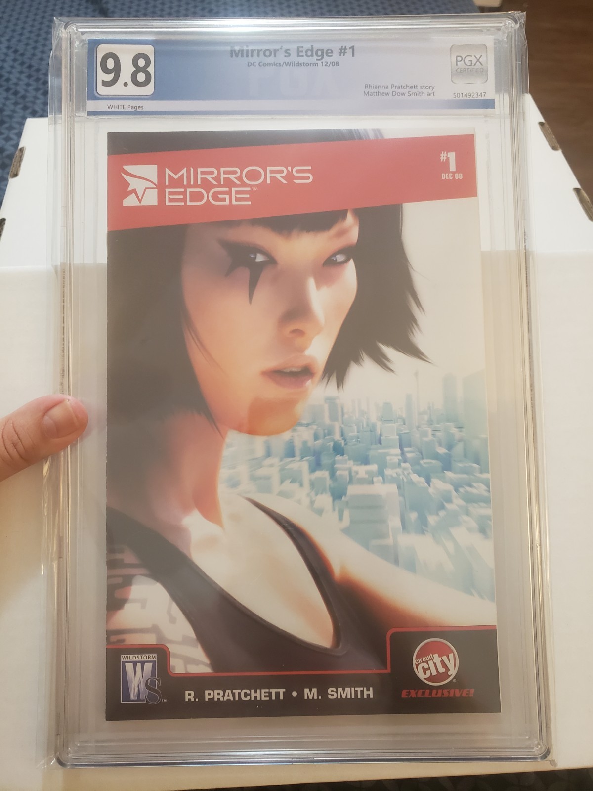 Mirror's Edge #1 PGX 9.8 (Ultra Rare Circuit City) 2008