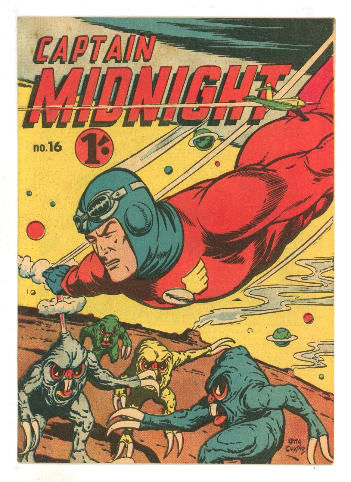 Captain Midnight 16 FN/VF (7.0) (1965)